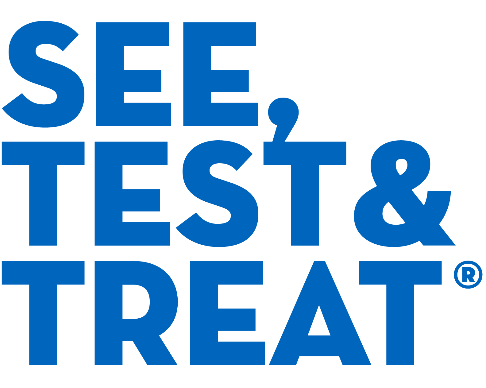 See, Test & Treat Event Logo